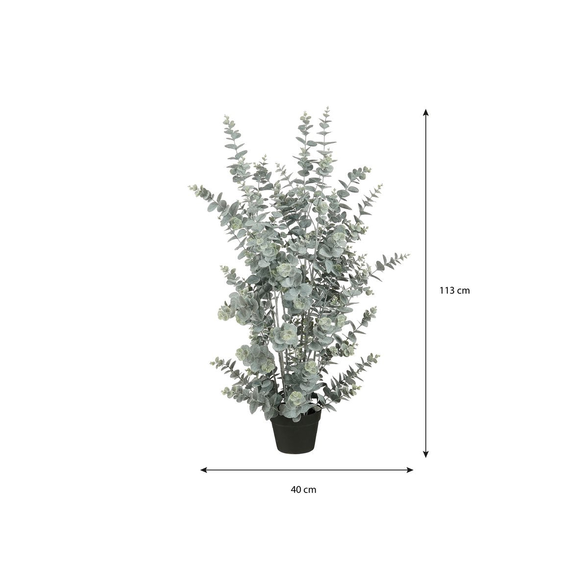 Eucalyptus kunstplant, 113 cm