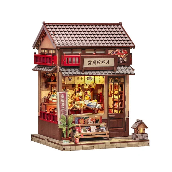 Tsukino Eogi miniatuurhuisje, 14 × 14 × 19 cm