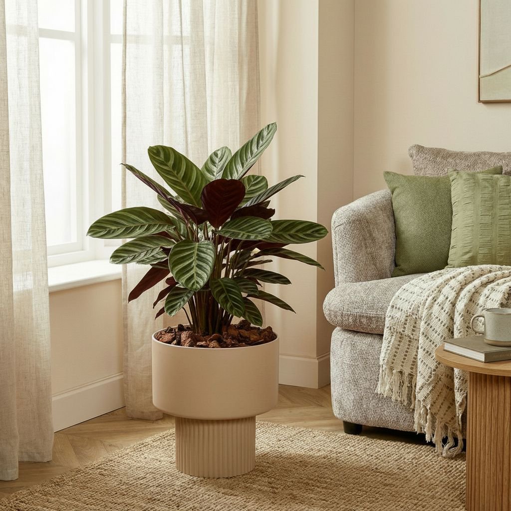 Lux bloempot lichtbruin 31,5 × 31,5 × 33 cm