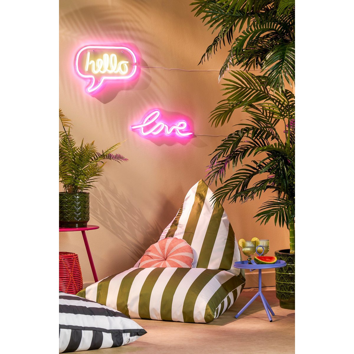 Neonverlichting Love, roze, 45 cm