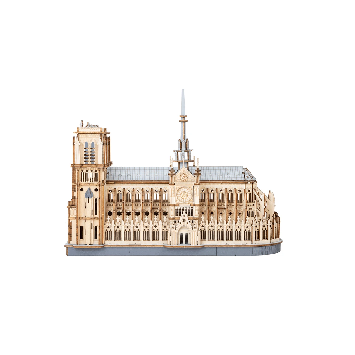 DIY 3D houten model van de Notre-Dame kathedraal – bouwpakket 26 cm