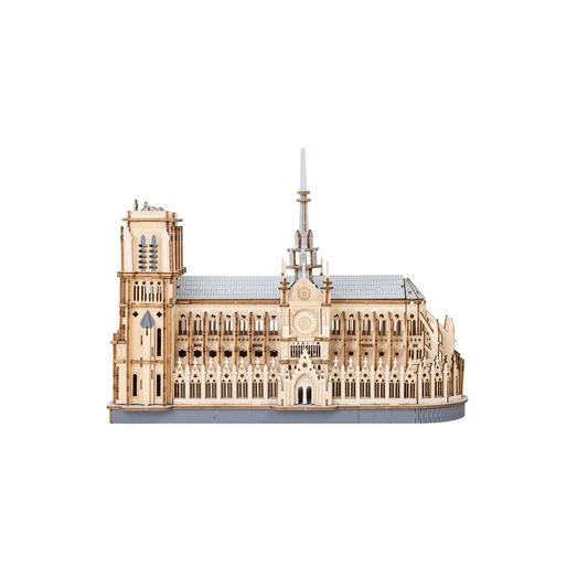 DIY 3D houten model van de Notre-Dame kathedraal – bouwpakket 26 cm