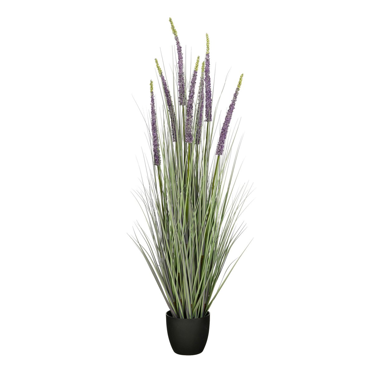 Eremurus kunstgras met pot, groen en paars, 140 cm