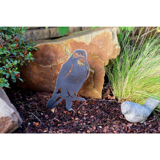 Metalen havik tuinsteker