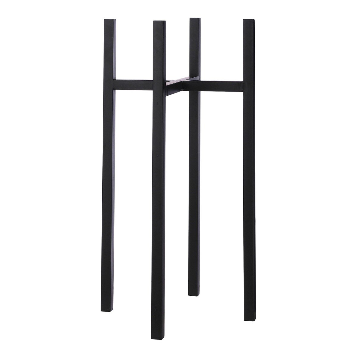 Ascot plantenstandaard XL, zwart, 37,5 × 37,5 × 71 cm
