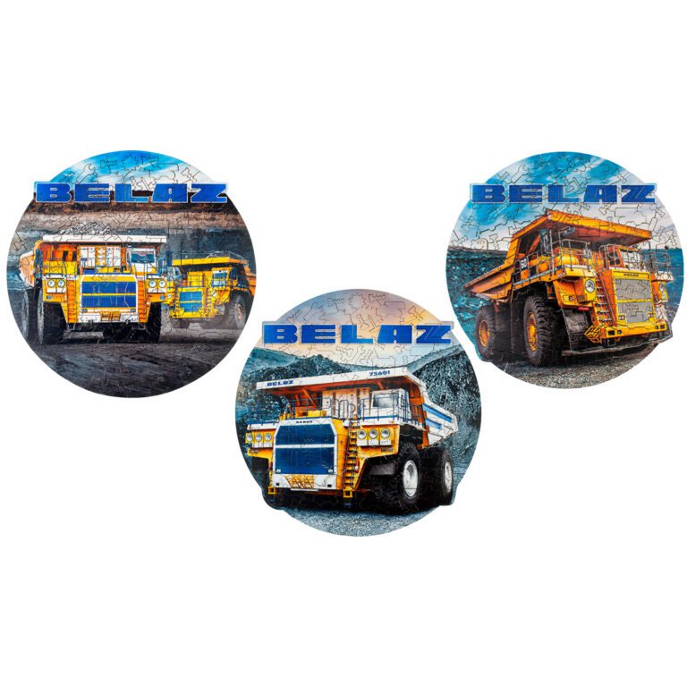Houten puzzel Belaz 75601 177 stukjes, 27,6 × 27,6