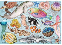 Great Barrier Reef legpuzzel, 1000 stukjes, 68 x 49 cm