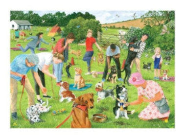 Puppy school legpuzzel, 500 stukjes