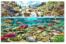 Gold Creek legpuzzel, 1000 stukjes, 68 x 49 cm