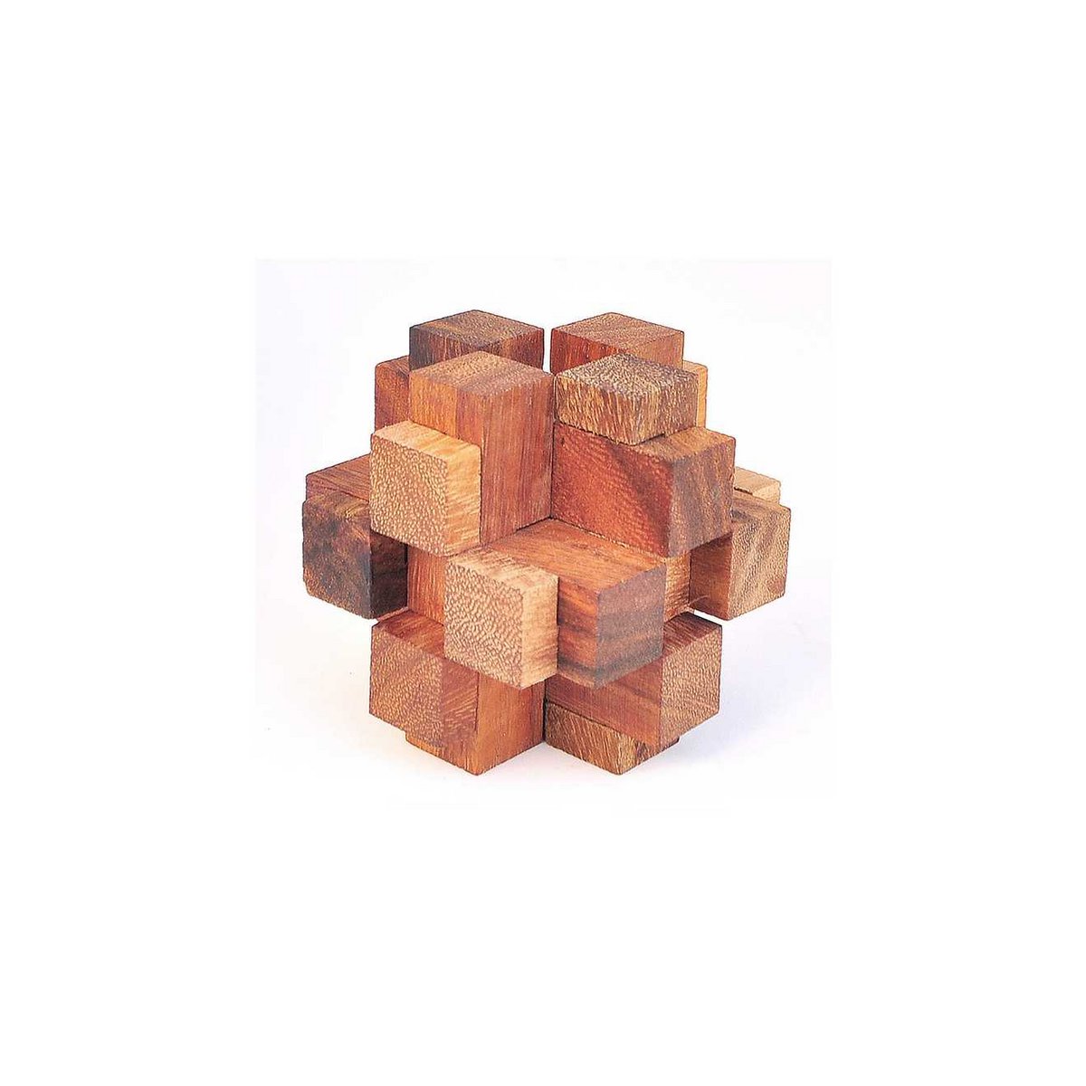 Houten breinbreker Magic Cube, 8 cm
