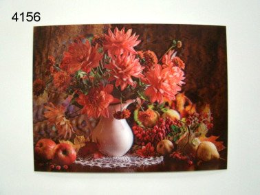 Dahlia's 3D poster, 30 x 40 cm