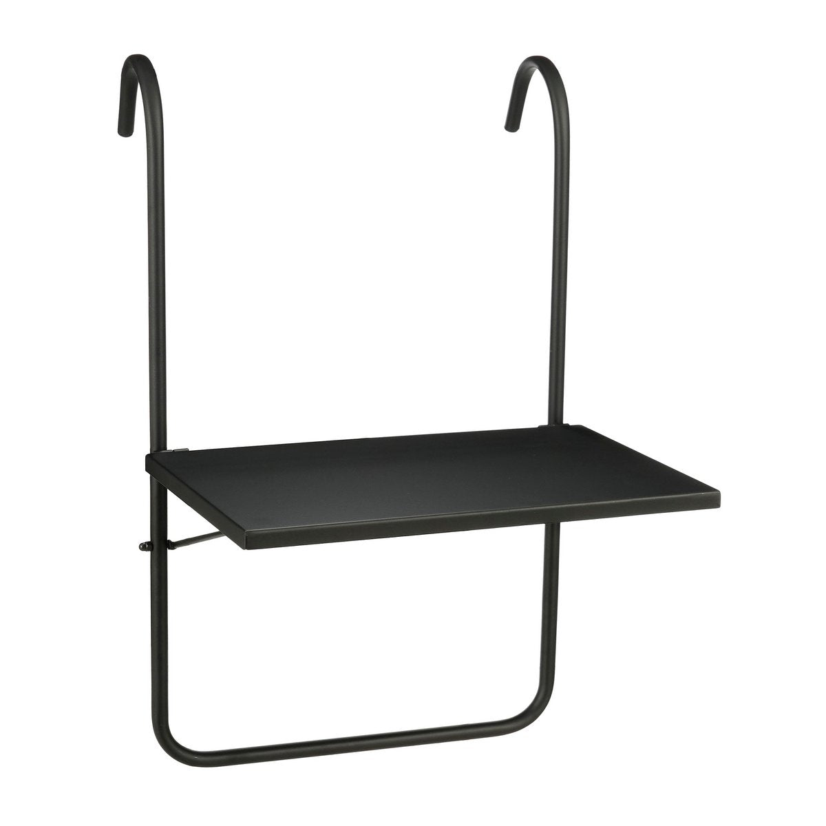 Seattle balkontafel voor buiten, zwart, 38 × 38 × 57,5 cm