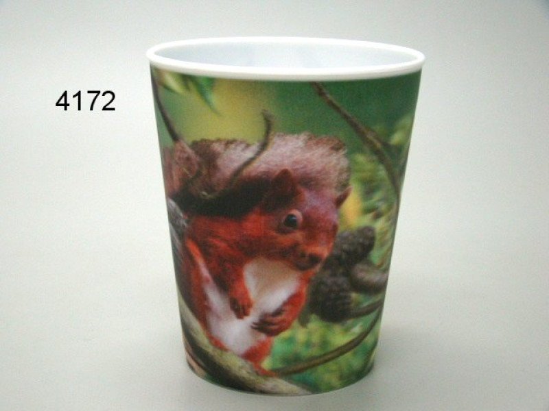 Eekhoorn 3D beker