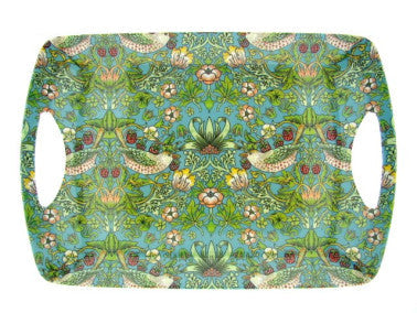 Strawberry Thief dienblad 43 x 39 cm, William Morris