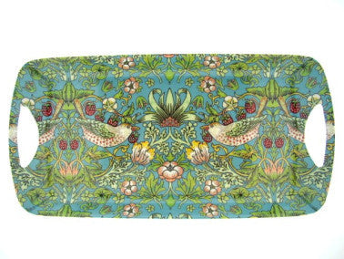 Strawberry Thief dienblad 18 x 40 cm, William Morris