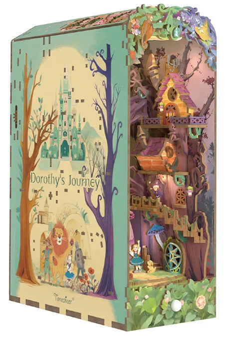 Book nook miniatuurhuisje Dorothy's journey, 19 x 10 x 25,6 cm