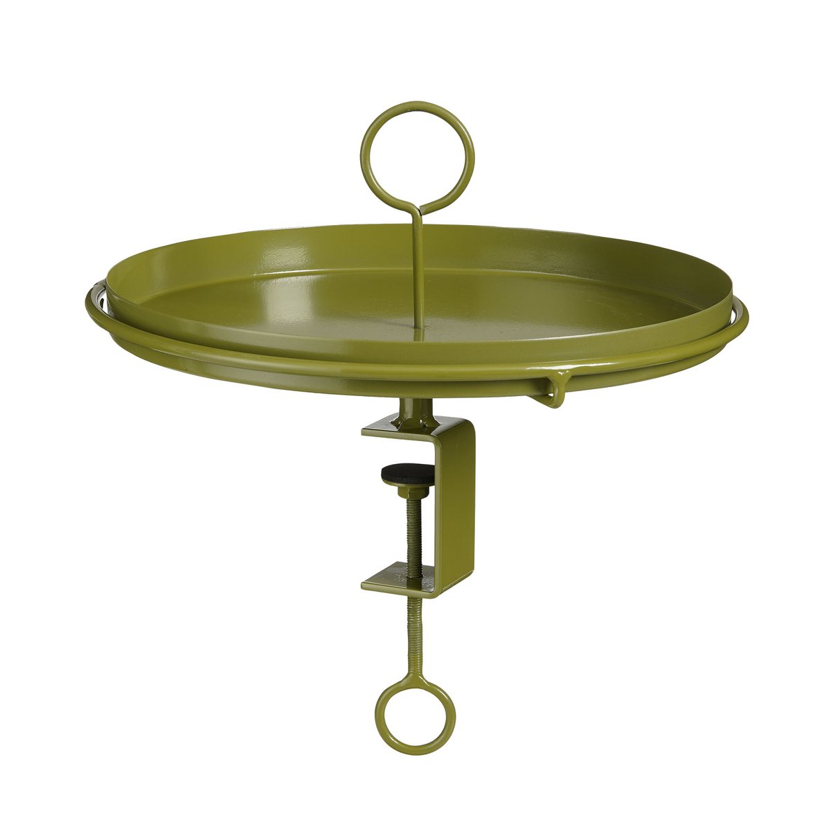 Aston metalen dienblad met klem, H30 x Ø31 cm
