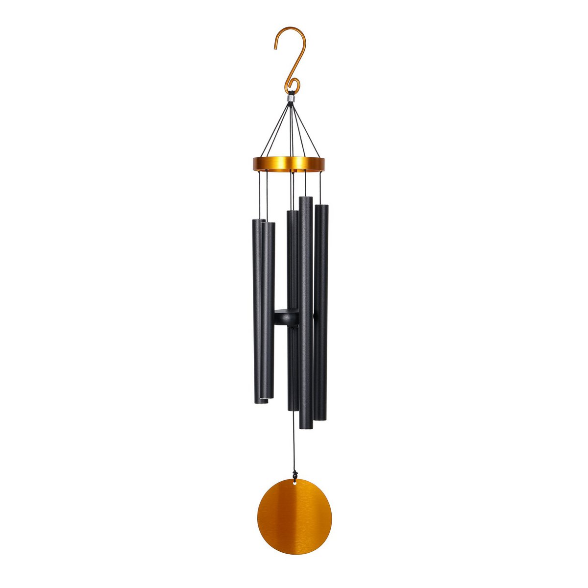 Windgong Aureole Tunes Nature’s Melody, zwart met goud, 99 cm
