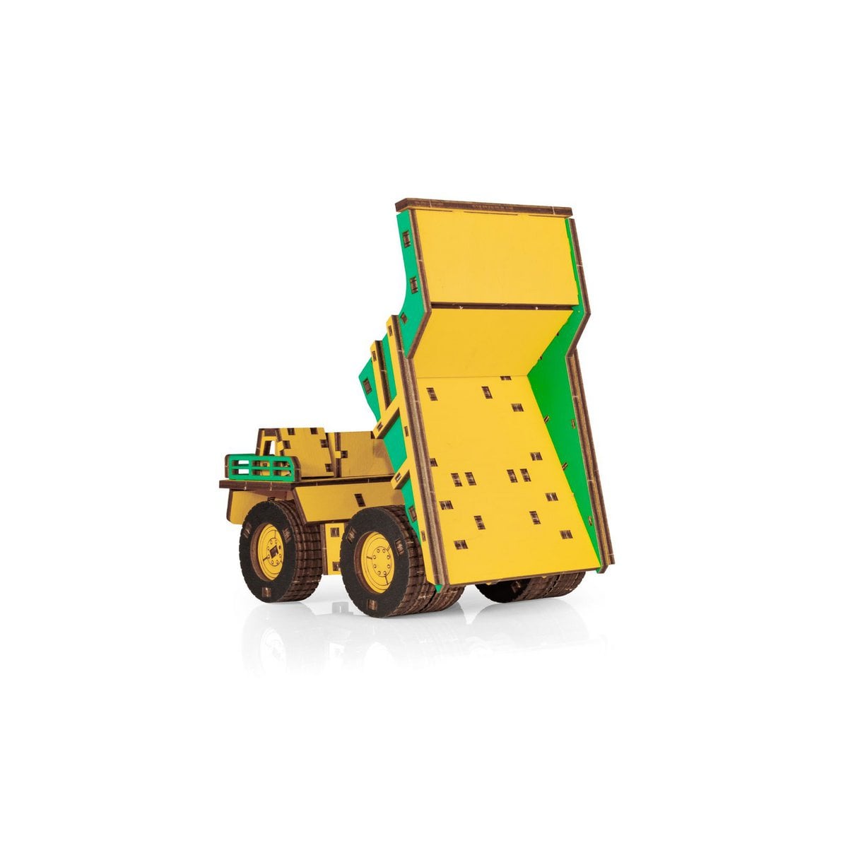 Mining Dump Truck Belaz-7513E houten 3D puzzel, 17 × 9 × 10 cm