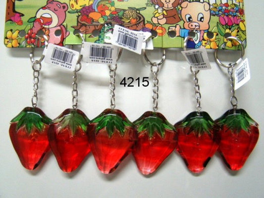 Aardbei sleutelhanger