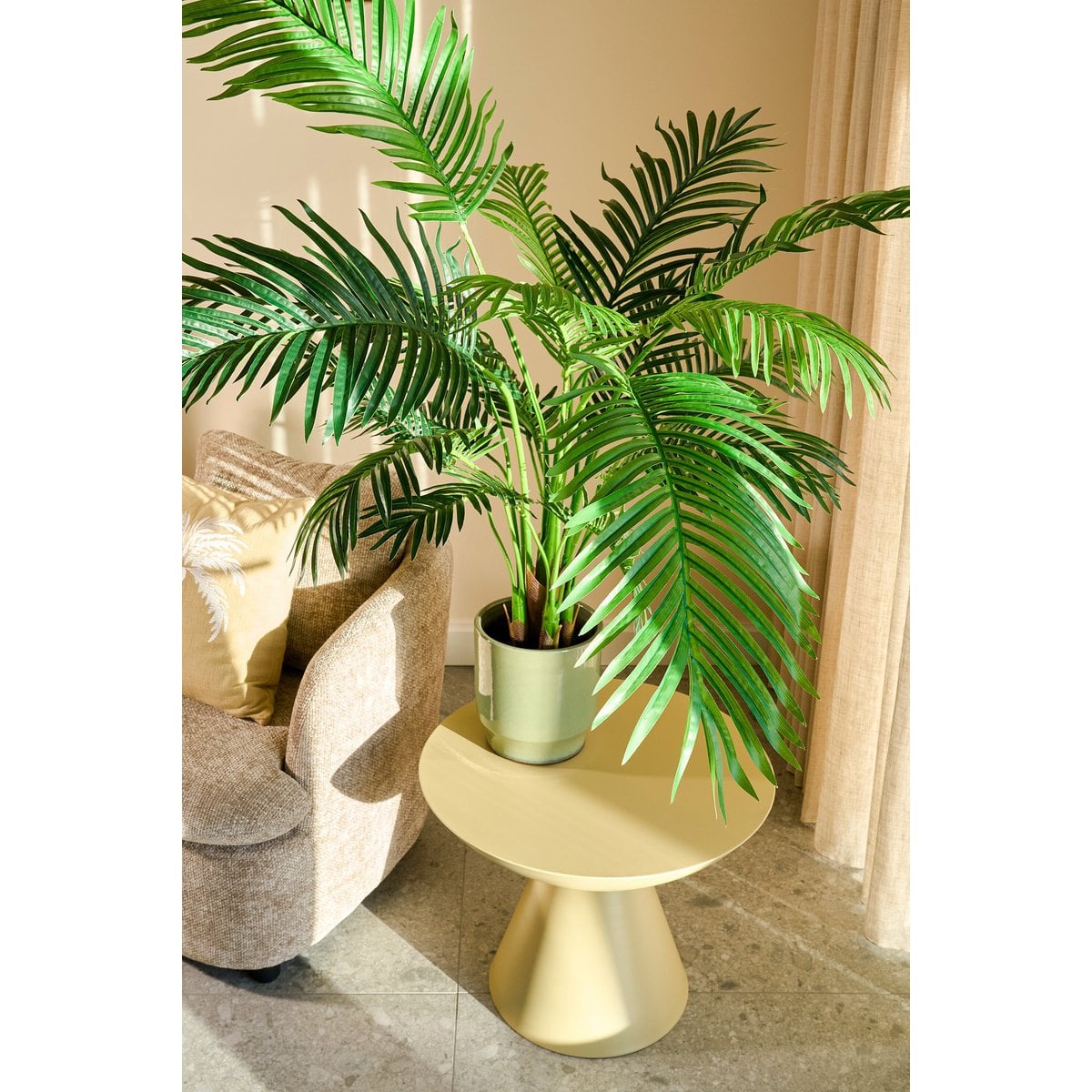Areca palm kunstplant, 135 cm