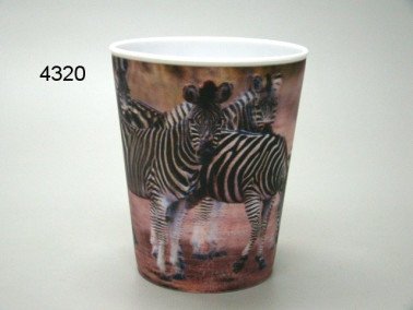 Zebra, 3D beker