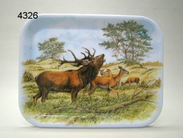 Edelhert dienblad, middel