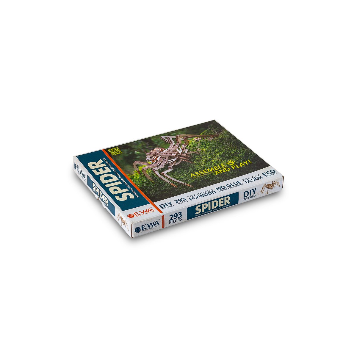 DIY houten mechanische puzzel spin, 24 x 35 x 10 cm