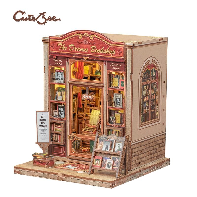 DIY house The Drama Bookshop, 18 cm