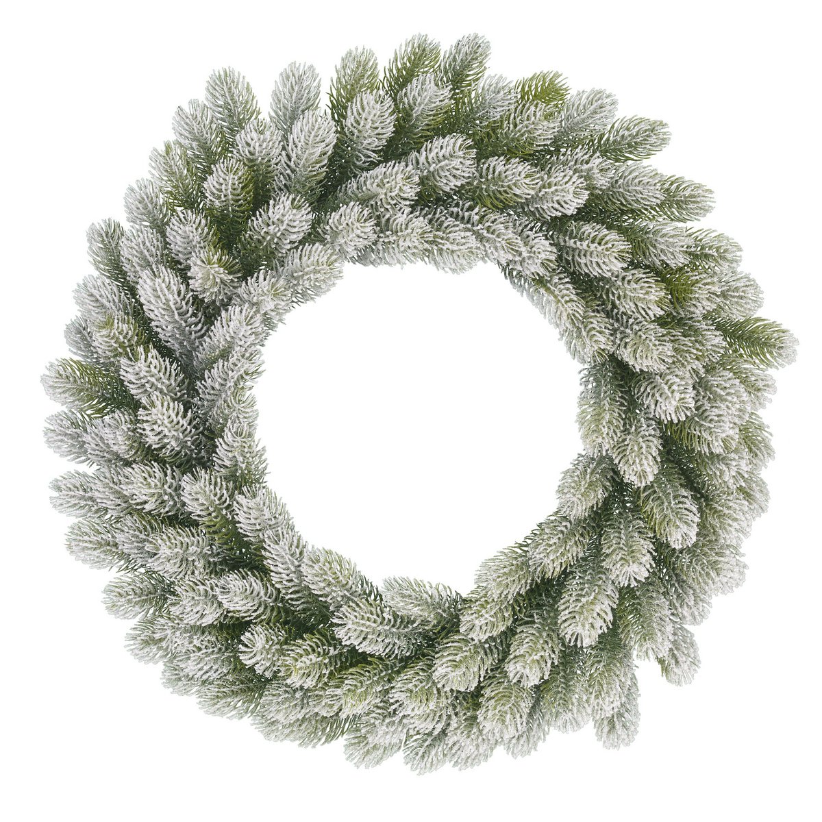 Nigata kerstkrans, licht besneeuwd, Ø 60 cm