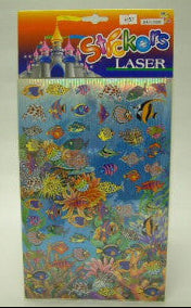 Vis stickers – oceaan stickervel met tropische vissen