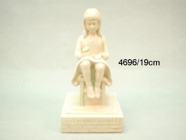 Lammechien, zandkleur, 19 cm