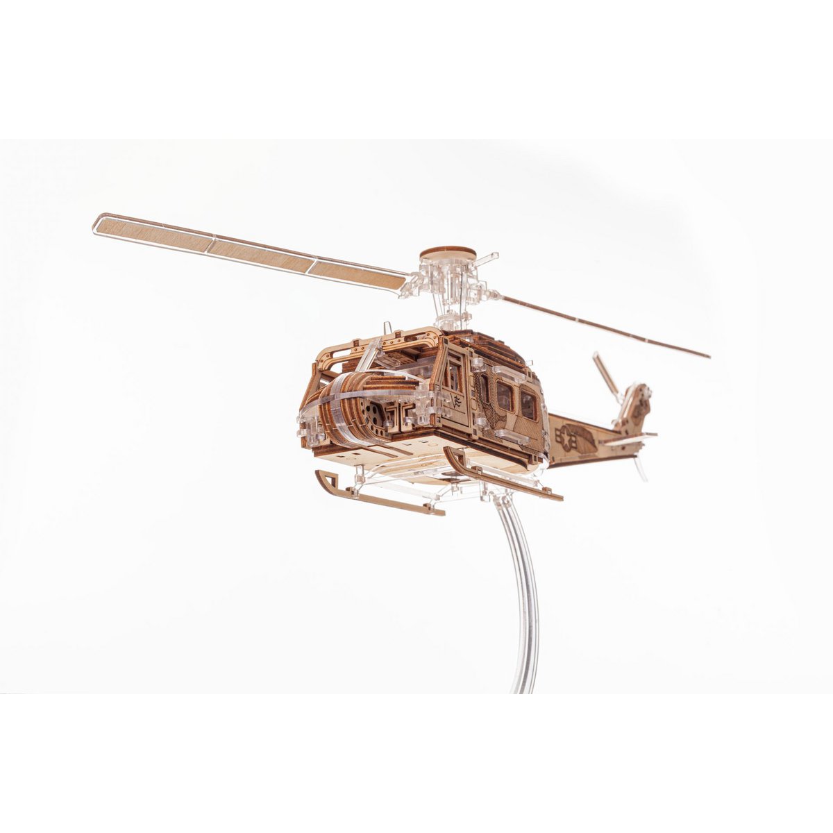 3D mechanisch modelbouw helikopter met standaard 35,8 cm – 122 onderdelen
