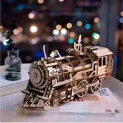3D houten puzzel locomotief 37 × 12 × 18,5 cm – 350 stukjes
