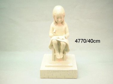 Lammechien, zandkleur, 40 cm