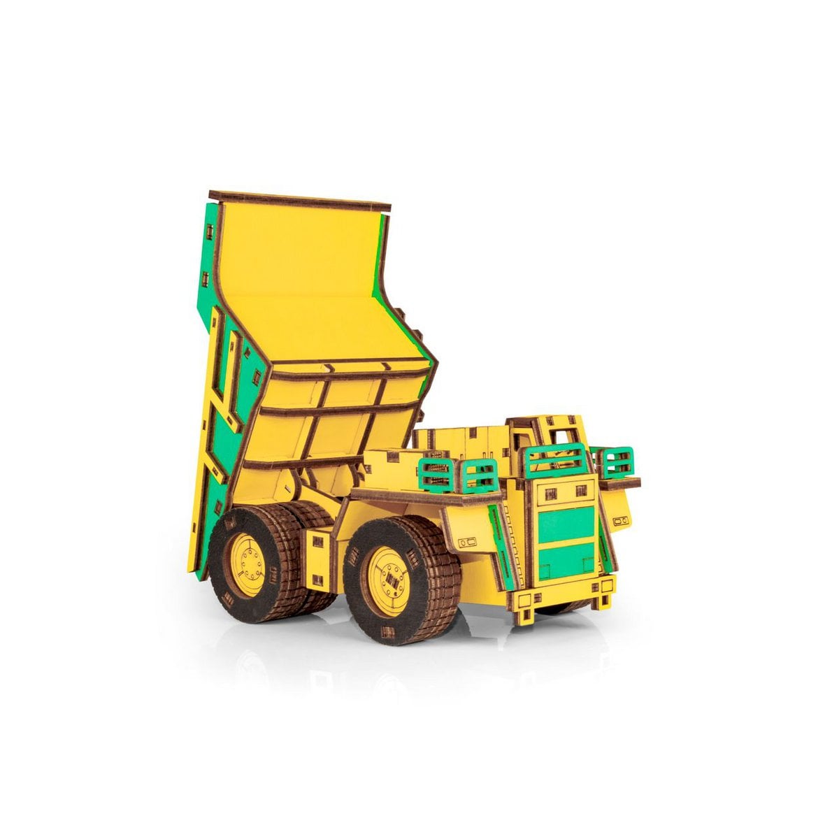 Mining Dump Truck Belaz-7513E houten 3D puzzel, 17 × 9 × 10 cm