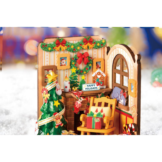3D diy house christmas fireplace, 9,5 cm