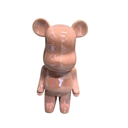 Beer van keramiek,roze, 28 cm