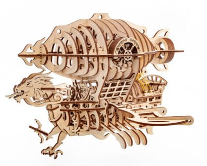Houten 3D mechanische puzzel Pirate Airship Skylord, 38 cm