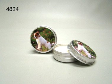 Hond blikje met lavendelzeep