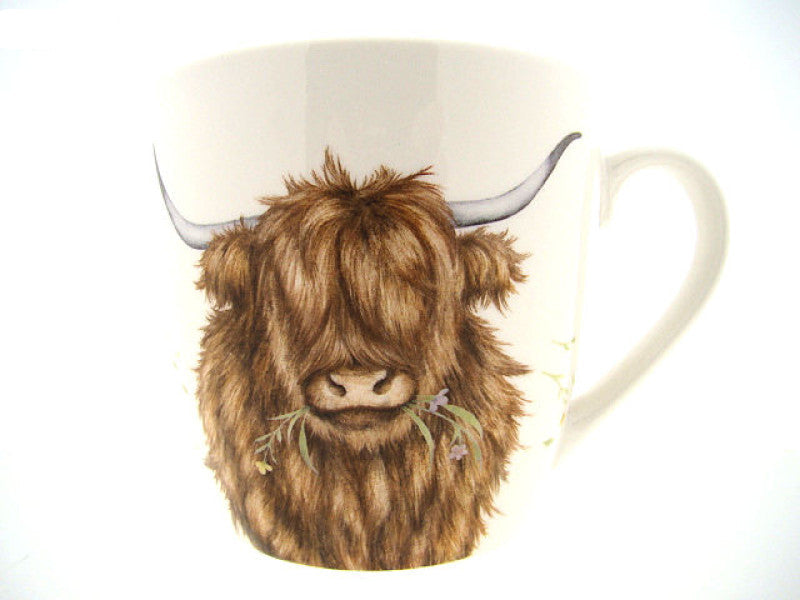 Schotse hooglander ontbijtmok, porselein, 400 ml