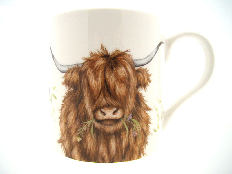 Schotse hooglander mok, porselein, 300 ml