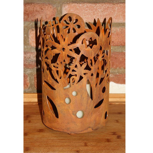 Lantaarn Mühlfriedlwiesn, roestpatina, Ø 20 × 33 cm