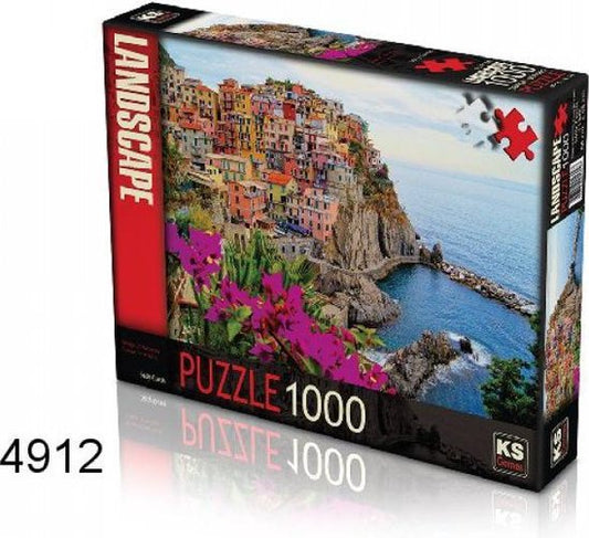 Village of Manarola legpuzzel 1000 stukjes