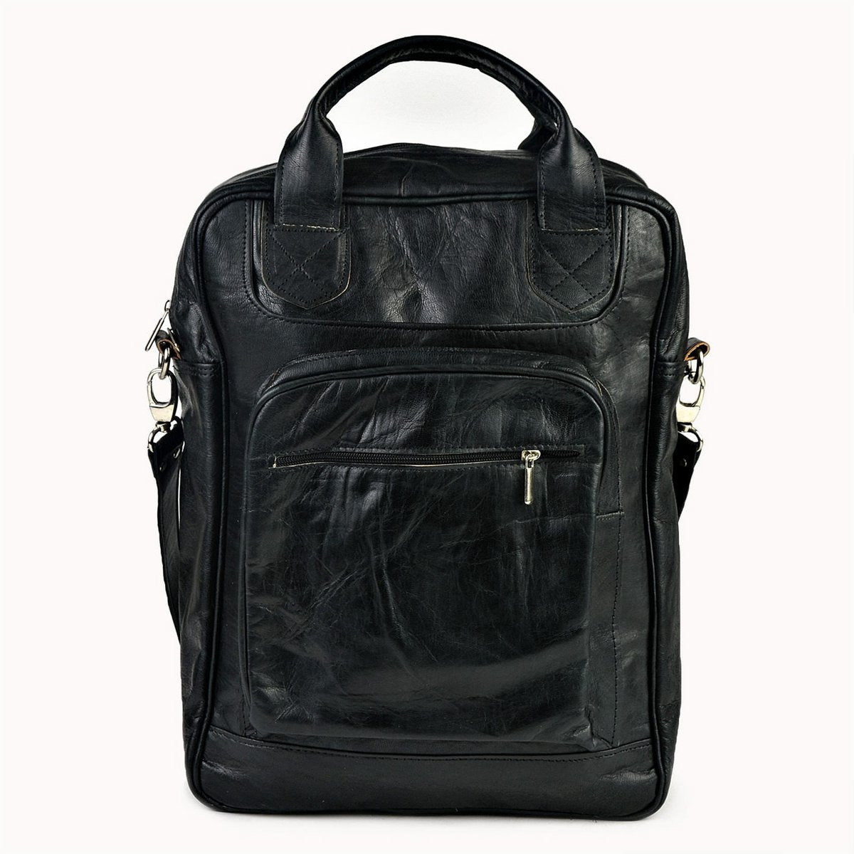 Zoya leren laptoptas en rugzak, 30 × 12 × 40 cm