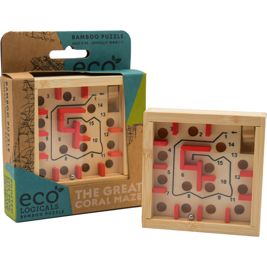 Breinbreker The Great Coral Maze bamboe puzzel