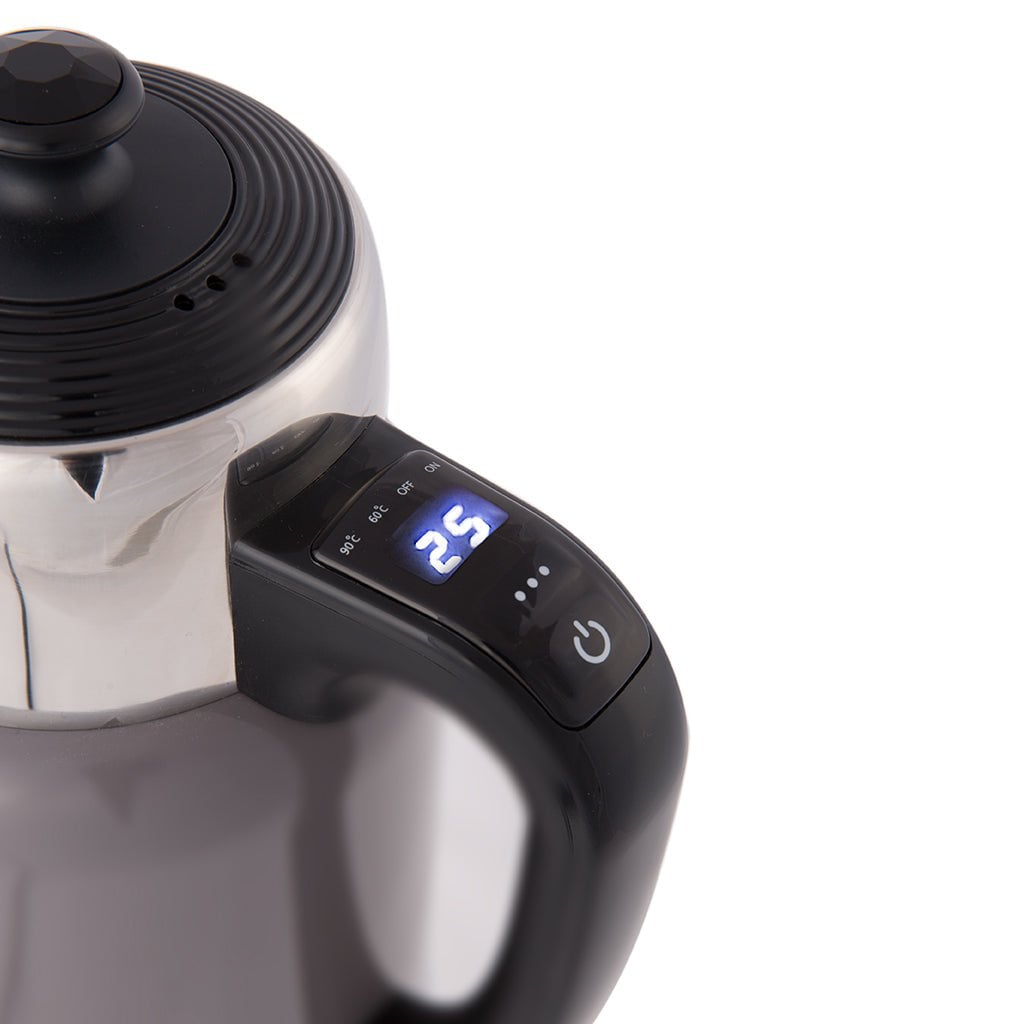 Dubbelwandige waterkoker met temperatuurregeling, 1,7 liter