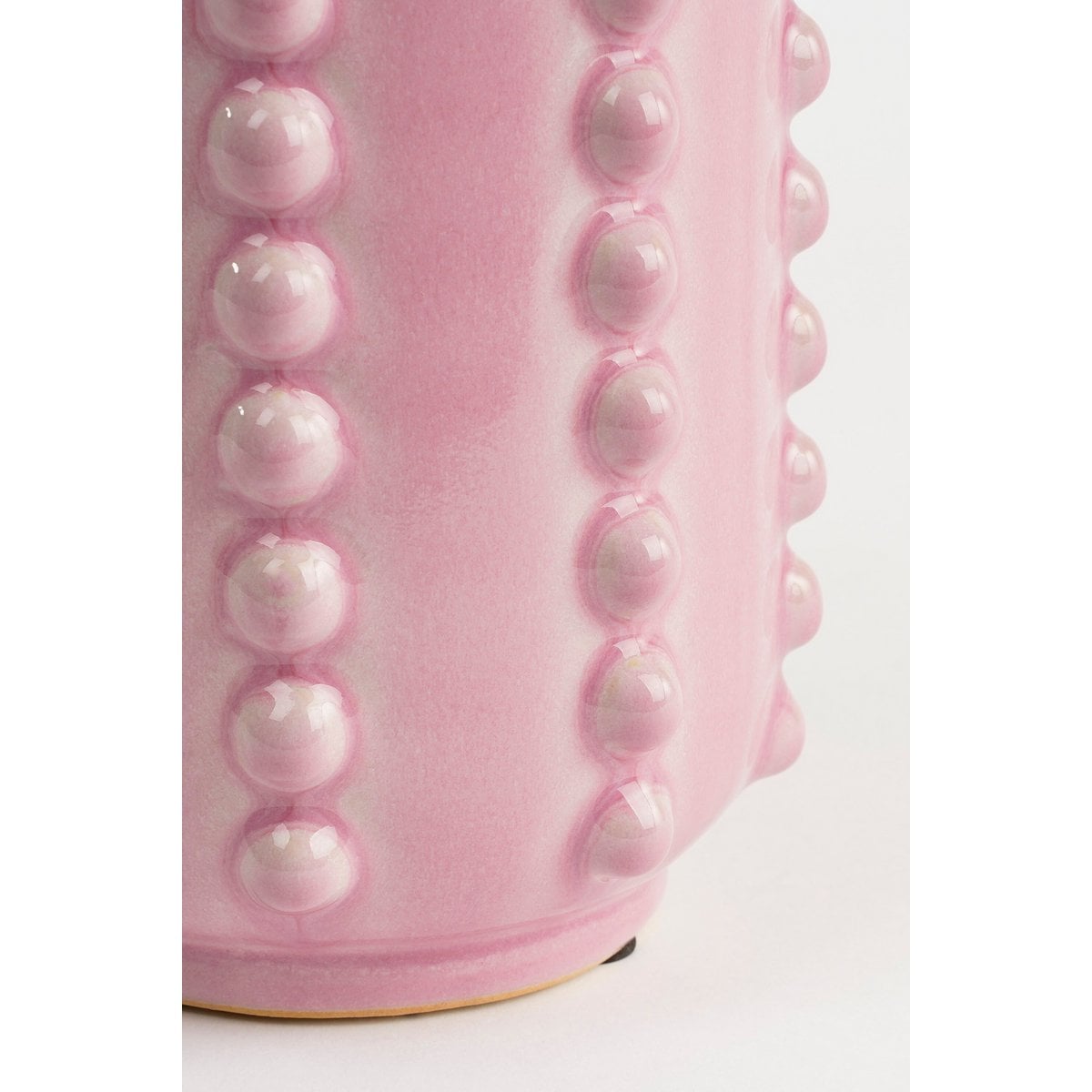 Mica Decorations Boaz Vaas – Keramiek Roze (H30 x Ø11 cm)