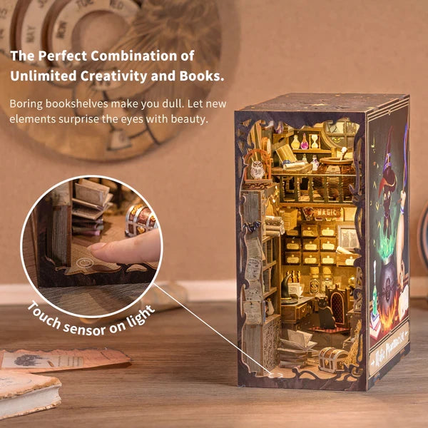 DIY book nook The Magic Pharmacist, 23 cm