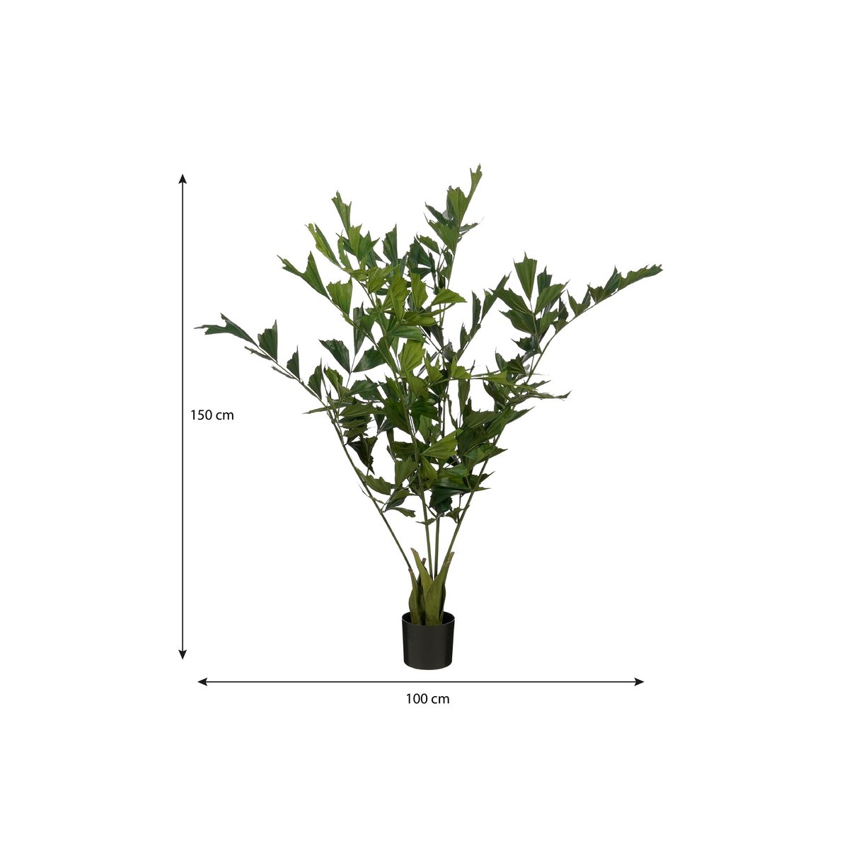 Vissenstaartpalm kunstplant 150 cm